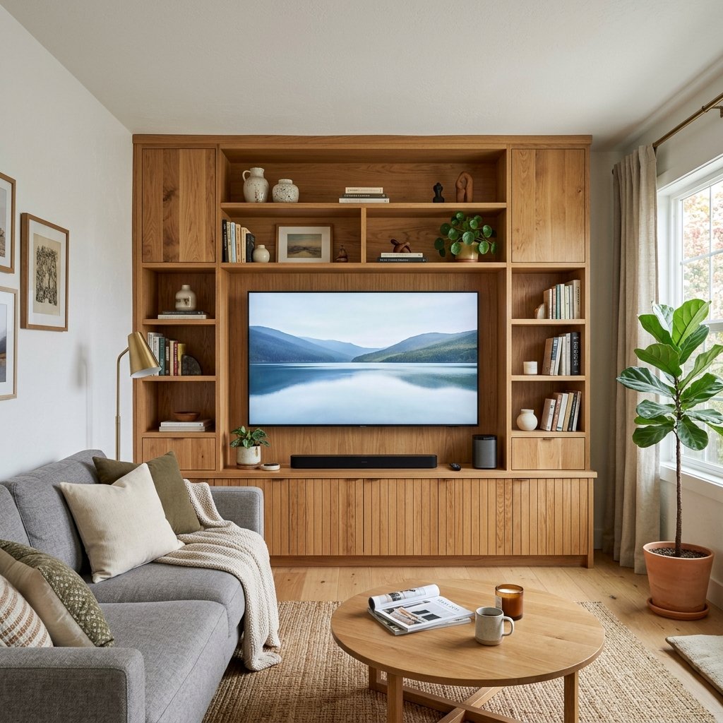 After Living Room Entertainment Center Assembly